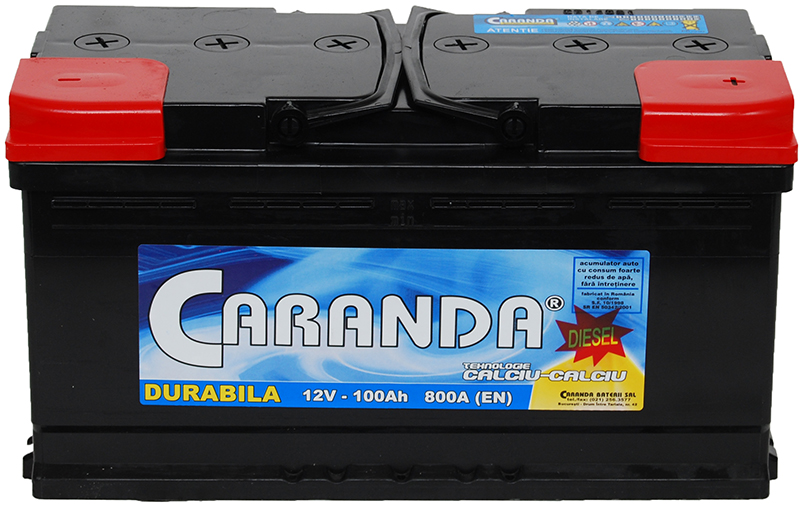 Baterie 12V 100Ah – CARANDA DURABILA – Depozitul de Roti SRL