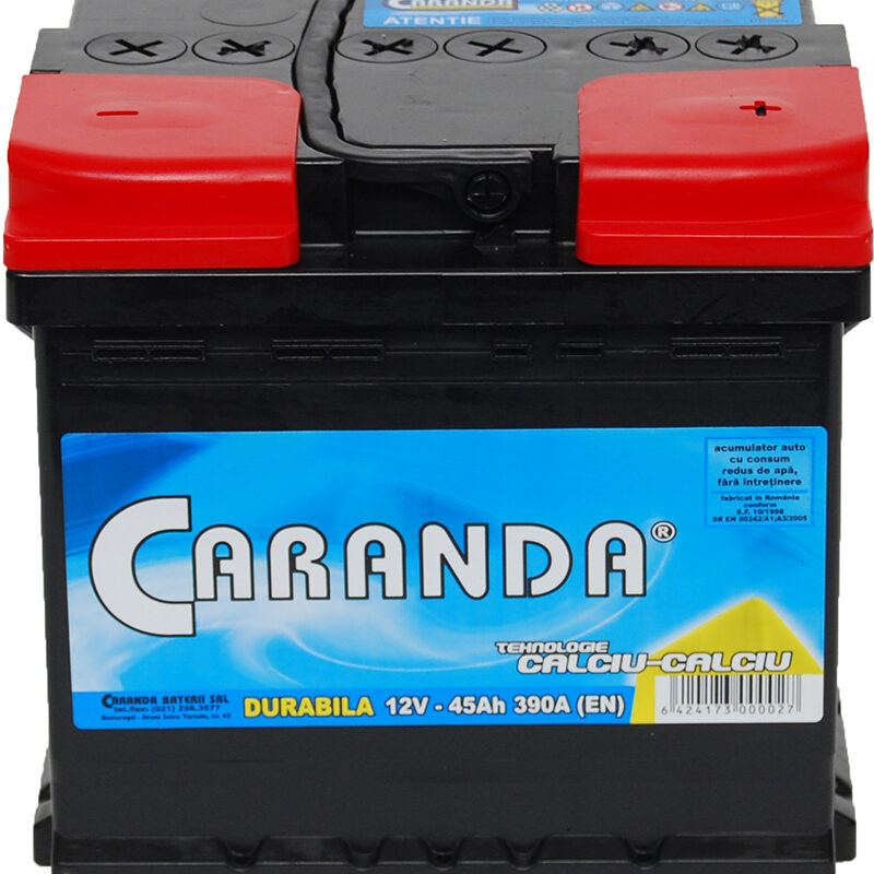 Baterie auto 12V 45Ah – CARANDA DURABILA