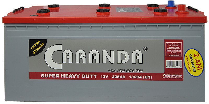 Baterie camioane 225Ah – CARANDA SUPER HD