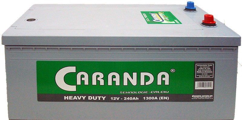 Baterie camioane 240Ah – CARANDA HEAVY DUTY
