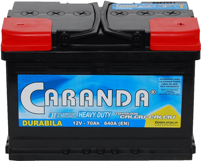 dessert atom Quilt Baterie auto 12V 70Ah – CARANDA DURABILA – Depozitul de Roti SRL